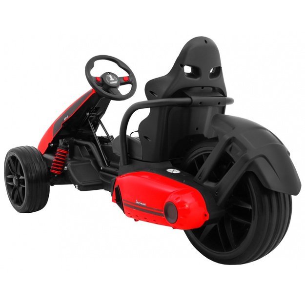 Vienvietis elektrinis sportinis automobilis bolidas Bolid XR-1 vaikams, raudonas