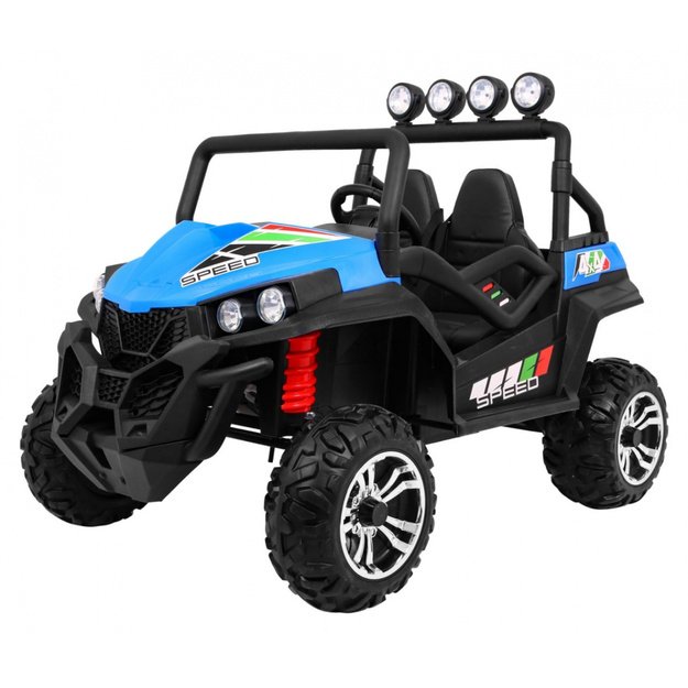 Dvivietis elektromobilis 4x4 bagis Grand Buggy, mėlynas