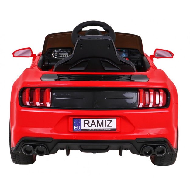 Vienvietis sportinis elektromobilis vaikams GT, raudonas