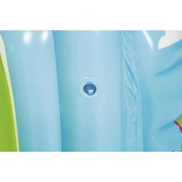Pripučiama žaidimų aikštelė vaikams su kamuoliukais 155x102x91cm BESTWAY