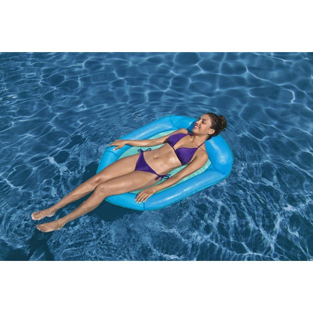 Pripučiamas plaukimo čiužinys su tinkliniu dugnu 106x95cm, BESTWAY 