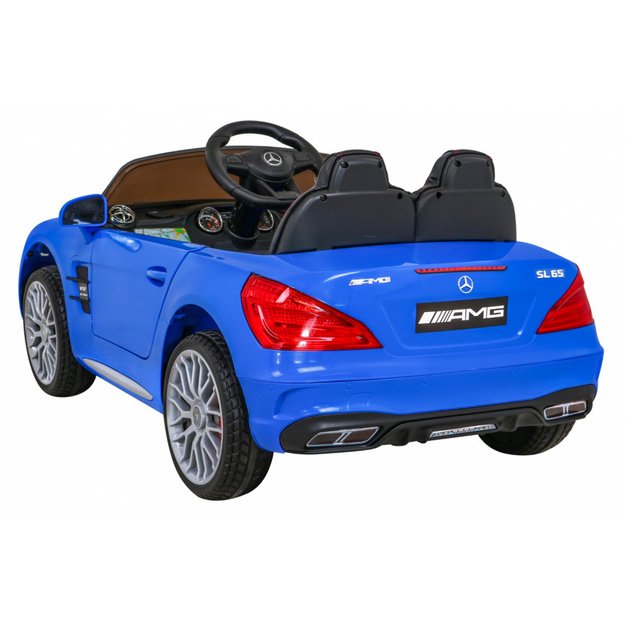 Vienvietis elektromobilis vaikams Mercedes AMG SL65 S, mėlynas