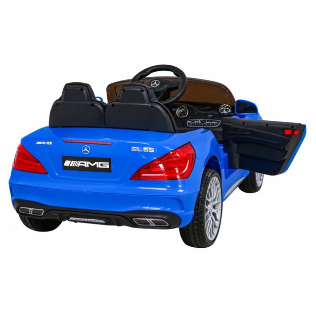 Vienvietis elektromobilis vaikams Mercedes AMG SL65 S, mėlynas