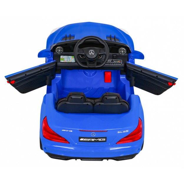 Vienvietis elektromobilis vaikams Mercedes AMG SL65 S, mėlynas