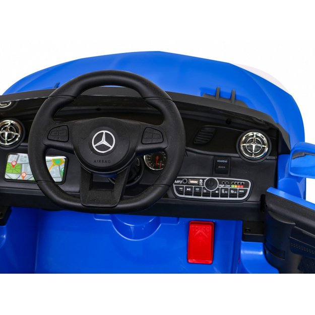 Vienvietis elektromobilis vaikams Mercedes AMG SL65 S, mėlynas