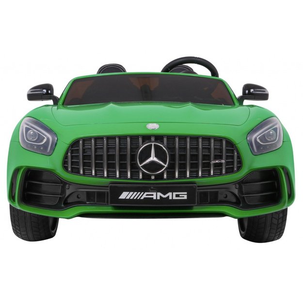 Vienvietis elektromobilis vaikams Mercedes-Benz GT R 4x4, žalias