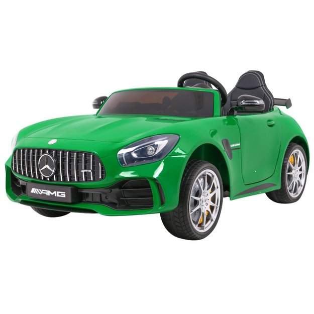 Vienvietis elektromobilis vaikams Mercedes-Benz GT R 4x4, žalias