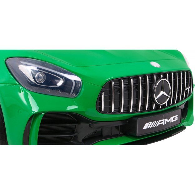Vienvietis elektromobilis vaikams Mercedes-Benz GT R 4x4, žalias