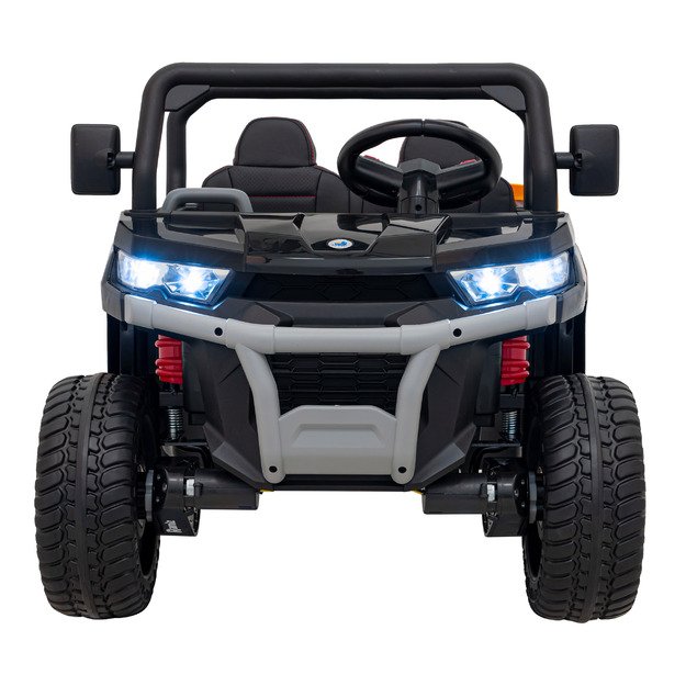 Vaikiškas dvivietis elektrinis bagis 4x4 Speed 900, juodas