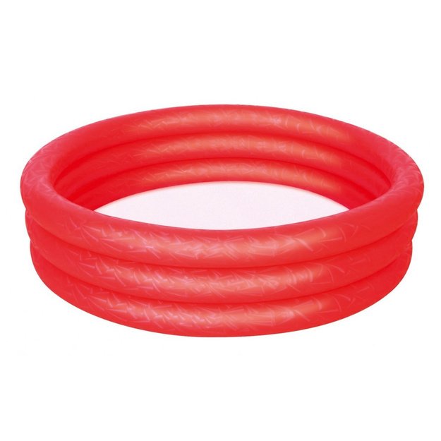 Pripučiamas baseinas vaikams 102x25cm Bestway, raudonas