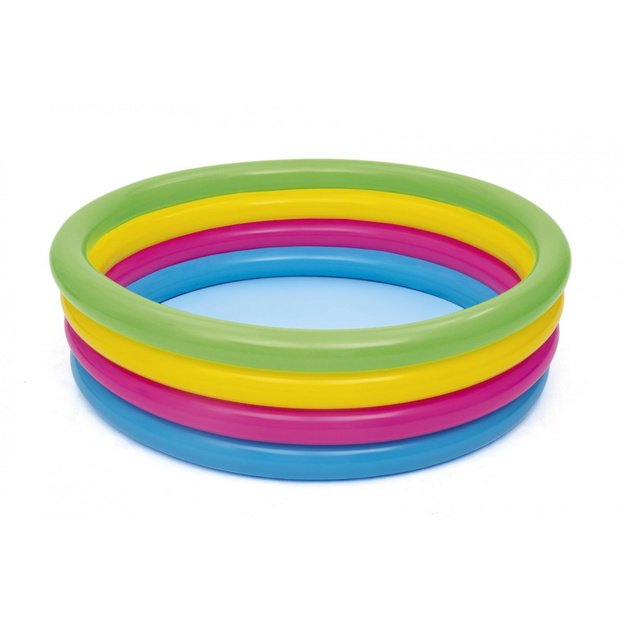 Pripučiamas baseinas vaikams 157x46cm Bestway, spalvotas