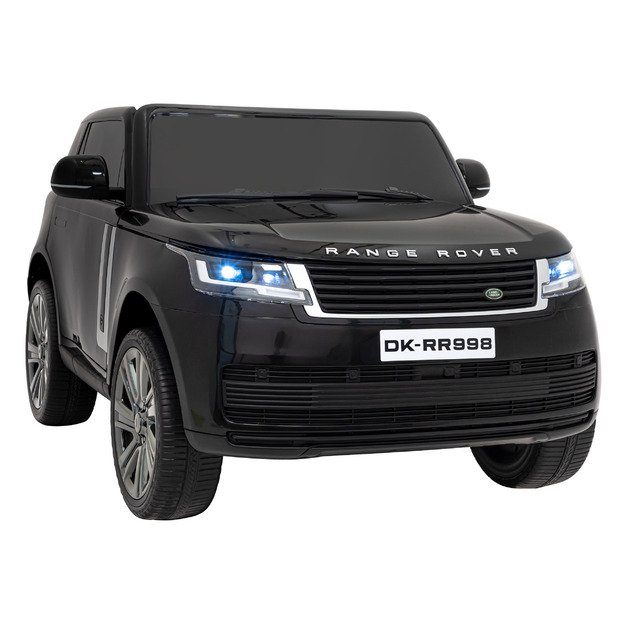 Dvivietis vaikiškas elektromobilis Range Rover SUV Lift, juodas