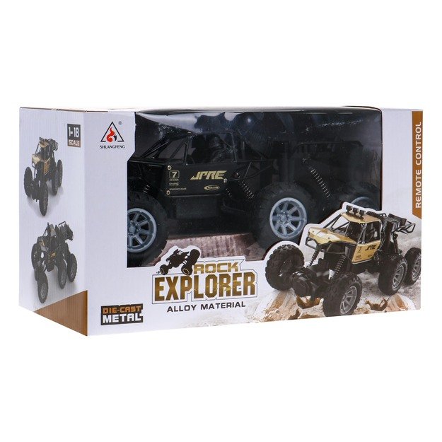 Nuotoliniu būdu valdomas Rock Explorer 4x4 visureigis vaikams 