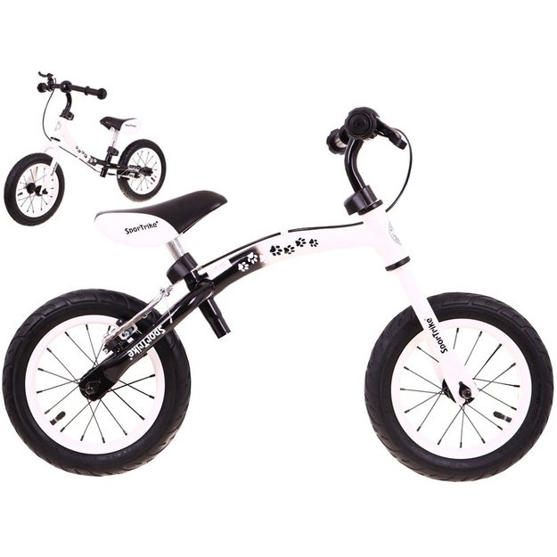 Balansinis dviratis vaikams „Boomerang SporTrike“, baltas