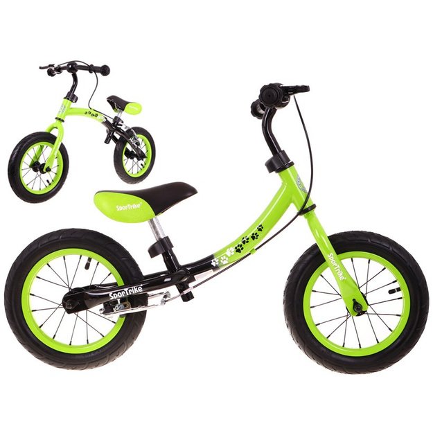 Balansinis dviratis vaikams „Boomerang SporTrike“, žalias