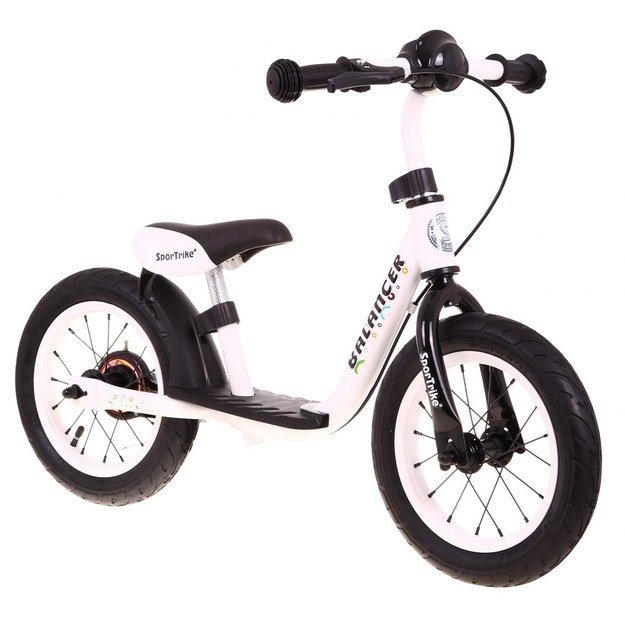 Vaikiškas balansinis dviratis „SporTrike Balancer“, baltas