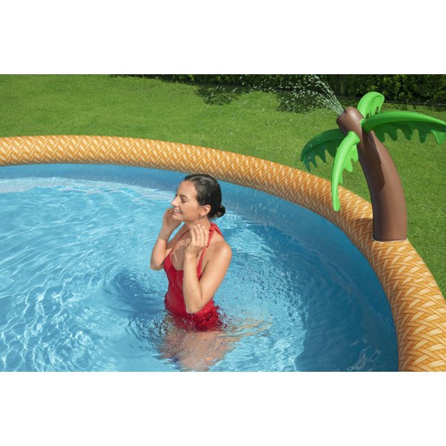Pripučiamas baseinas su gėlių motyvais 457x84cm, Bestway