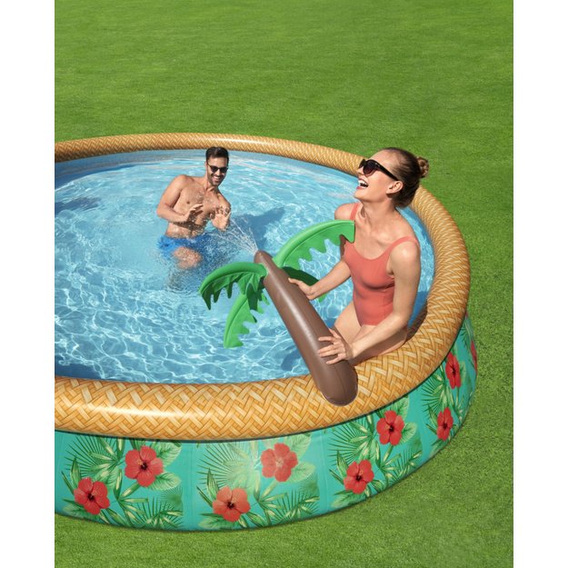 Pripučiamas baseinas su gėlių motyvais 457x84cm, Bestway