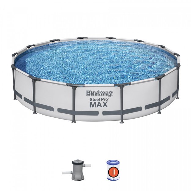Karkasinis sodo baseinas Steel Pro Max 427x84cm, Bestway 