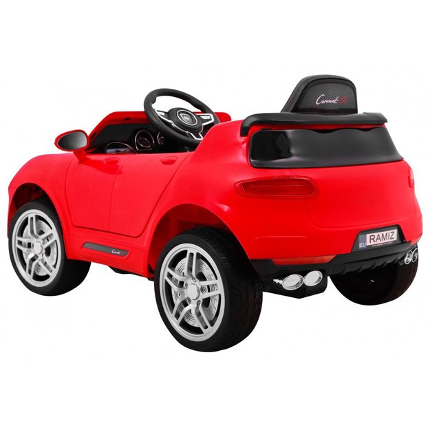 Vienvietis elektromobilis vaikams Turbo-S, raudonas