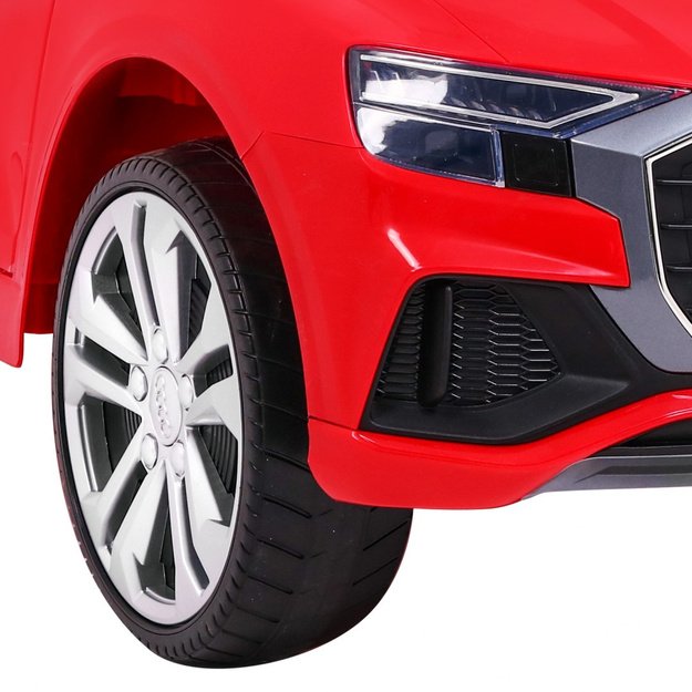 Vienvietis elektrinis džipas vaikams Audi Q8 LIFT, raudonas
