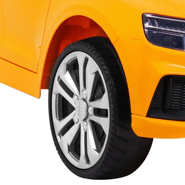 Vienvietis elektrinis džipas vaikams Audi Q8 LIFT, geltonas