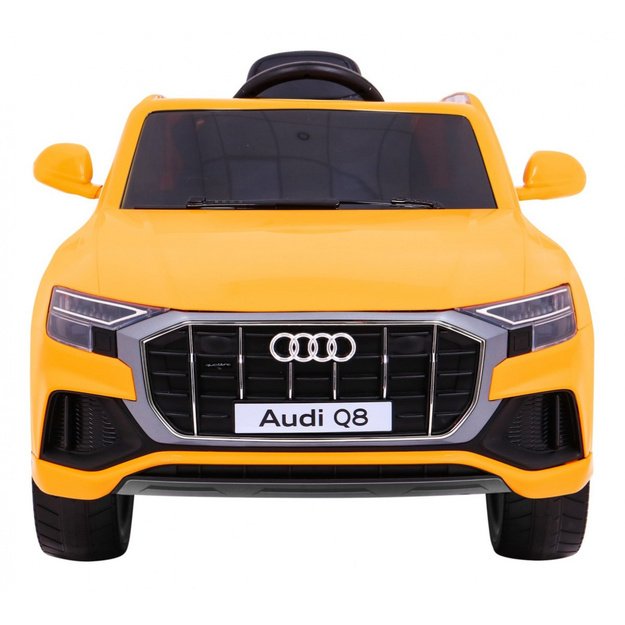 Vienvietis elektrinis džipas vaikams Audi Q8 LIFT, geltonas