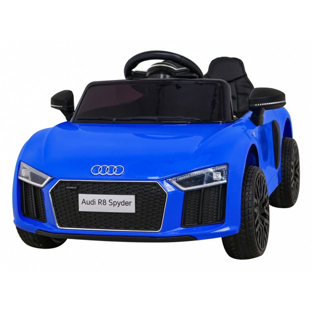 Vienvietis elektromobilis vaikams Audi R8, mėlynas