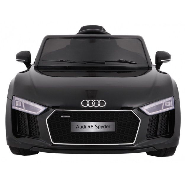 Vienvietis elektromobilis vaikams AUDI R8 Spyder RS, juodas