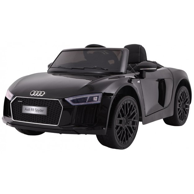 Vienvietis elektromobilis vaikams AUDI R8 Spyder RS, juodas