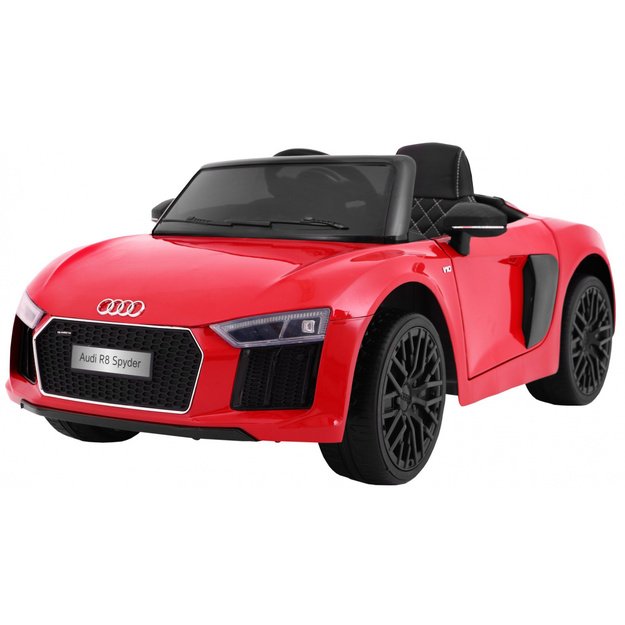 Vienvietis elektromobilis vaikams AUDI R8 Spyder RS, raudonas