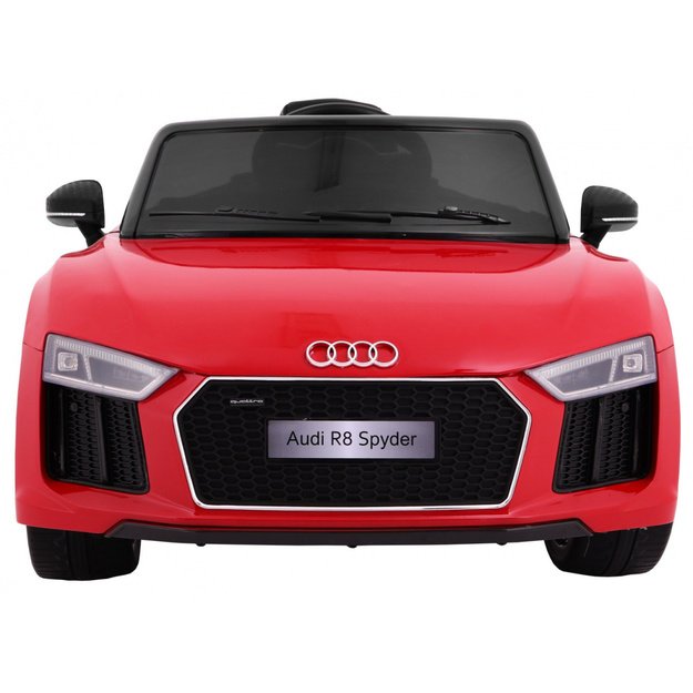 Vienvietis elektromobilis vaikams AUDI R8 Spyder RS, raudonas