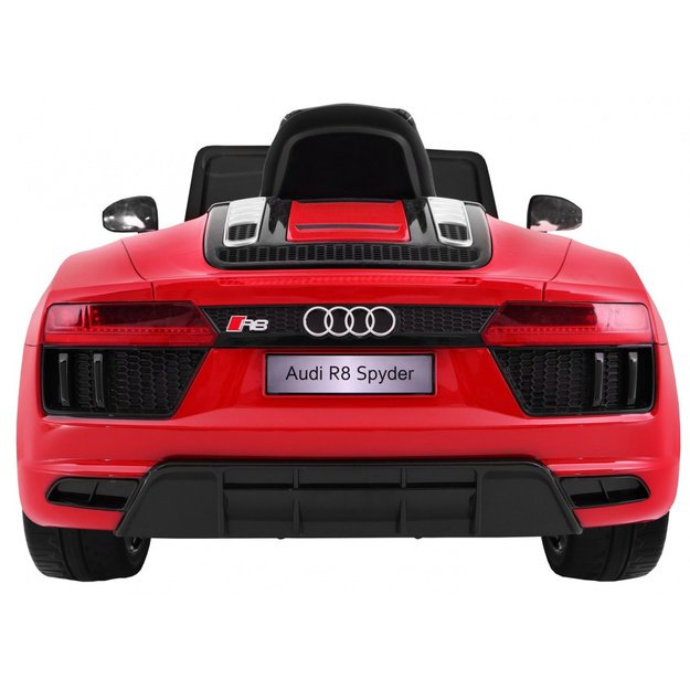 Vienvietis elektromobilis vaikams AUDI R8 Spyder RS, raudonas