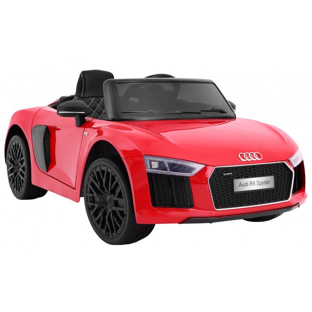 Vienvietis elektromobilis vaikams AUDI R8 Spyder RS, raudonas