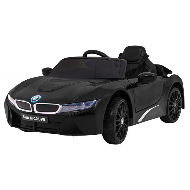 Vienvietis elektromobilis vaikams BMW I8 Lift, juodas