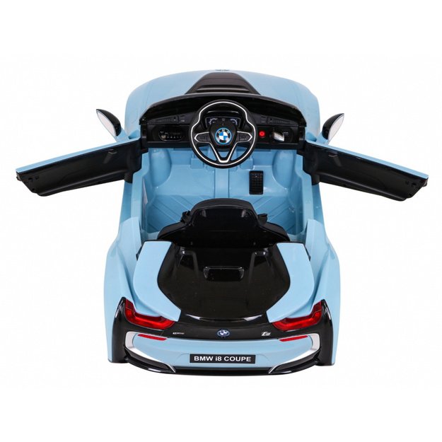 Vienvietis elektromobilis vaikams BMW I8 Lift, mėlynas