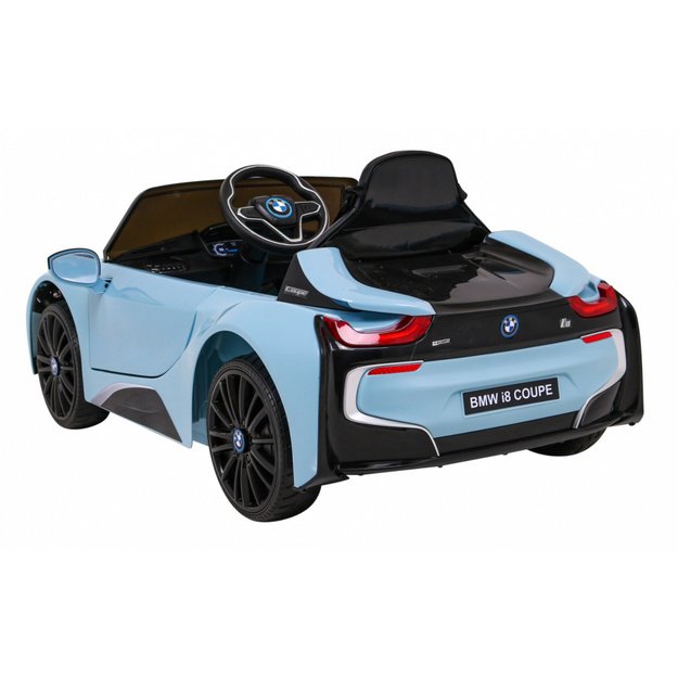 Vienvietis elektromobilis vaikams BMW I8 Lift, mėlynas