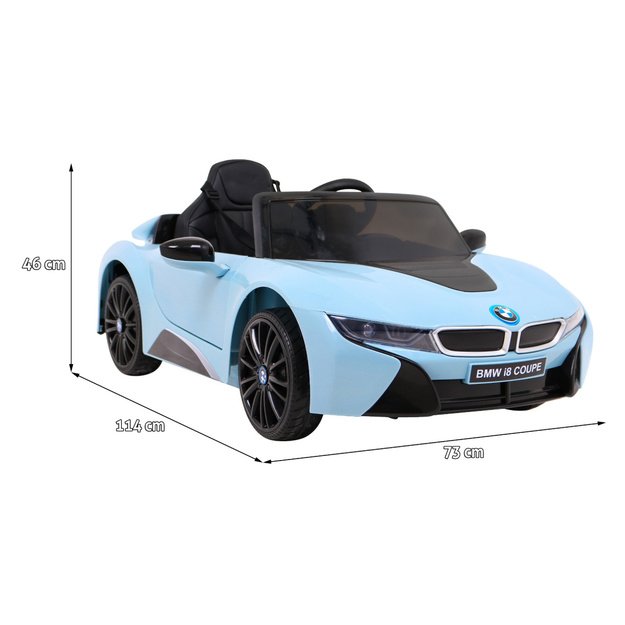 Vienvietis elektromobilis vaikams BMW I8 Lift, mėlynas