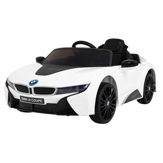 Vienvietis elektromobilis vaikams BMW I8 Lift, baltas