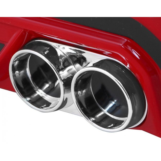 Vienvietis elektrinis džipas vaikams BMW X6M, raudonas lakuotas