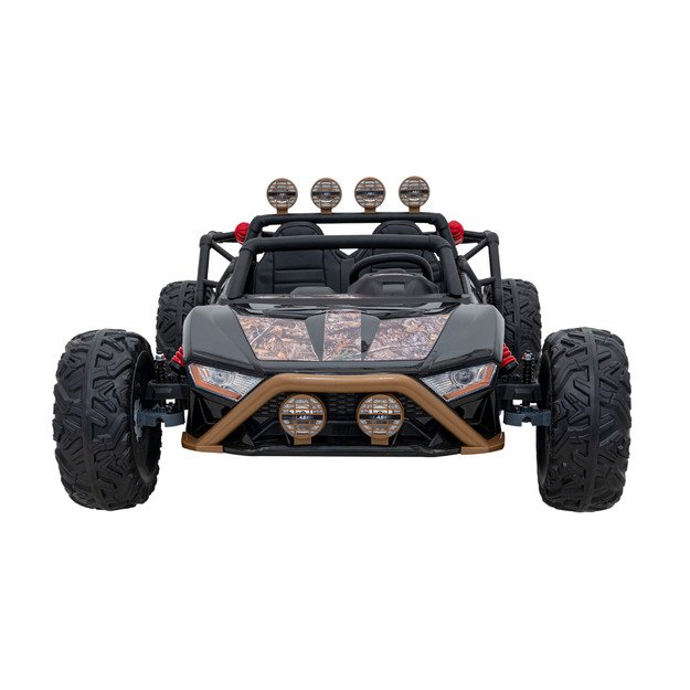 Dvivietis elektromobilis bagis Auto Buggy Racing 5, 24V, juodas