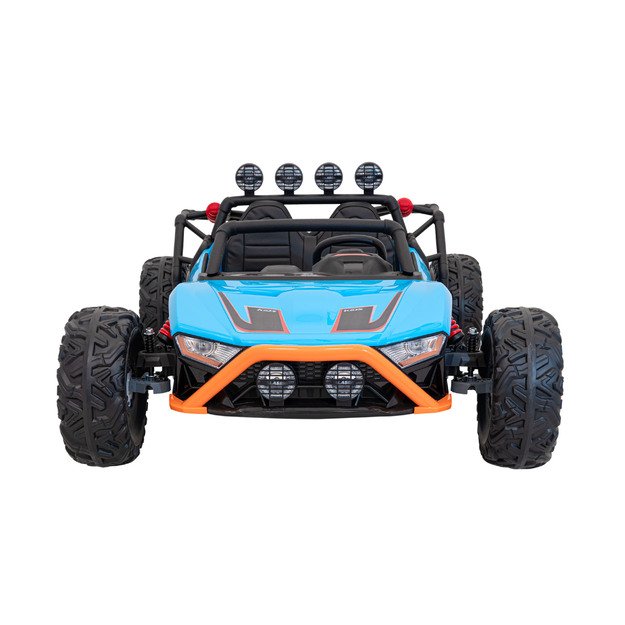 Dvivietis elektromobilis bagis Auto Buggy Racing 5, 24V, mėlynas