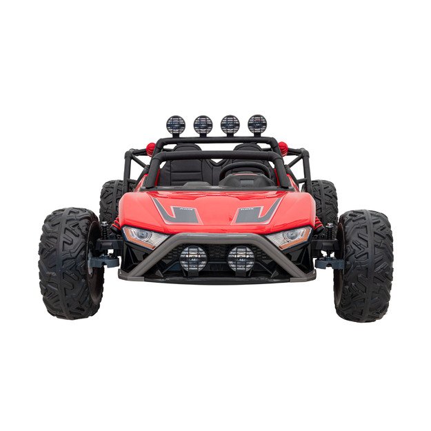 Dvivietis elektromobilis bagis Auto Buggy Racing 5, 24V, raudonas