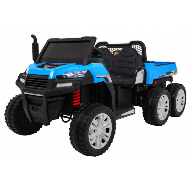Dvivietis elektromobilis vaikams 4x4 Farmer Truck, mėlynas