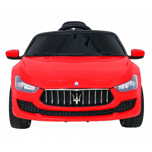 Vienvietis elektromobilis vaikams Maserati Ghibli, raudonas