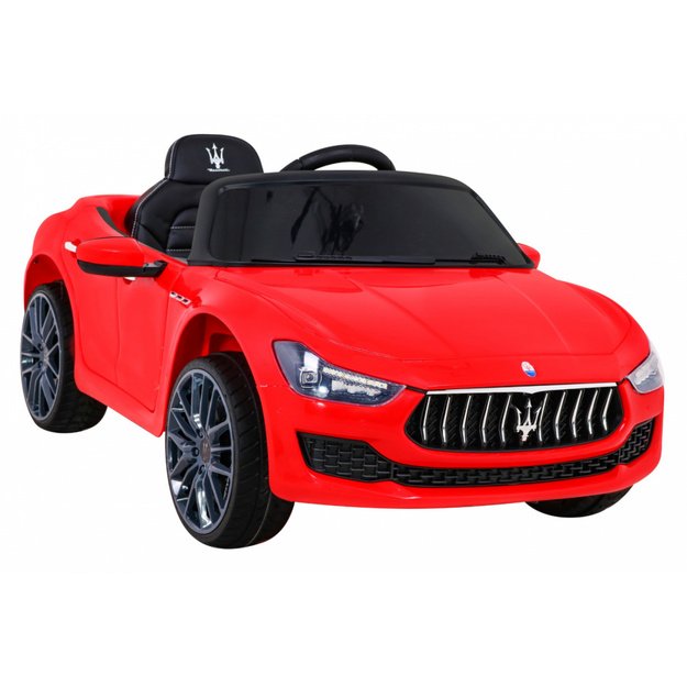 Vienvietis elektromobilis vaikams Maserati Ghibli, raudonas