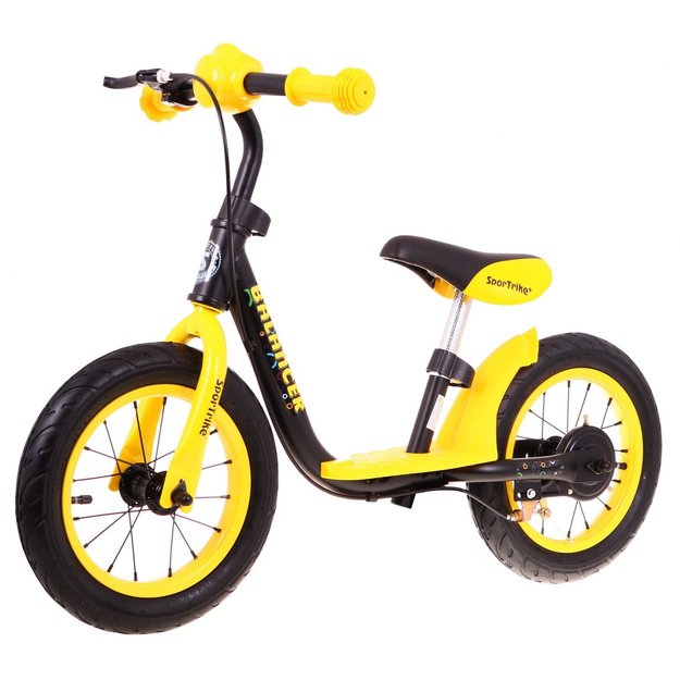Vaikiškas balansinis dviratis „SporTrike Balancer“, geltonas