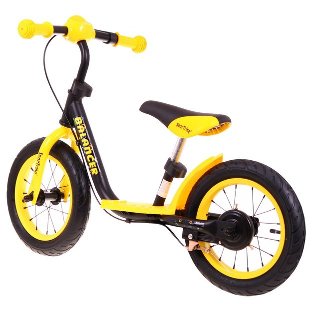 Vaikiškas balansinis dviratis „SporTrike Balancer“, geltonas
