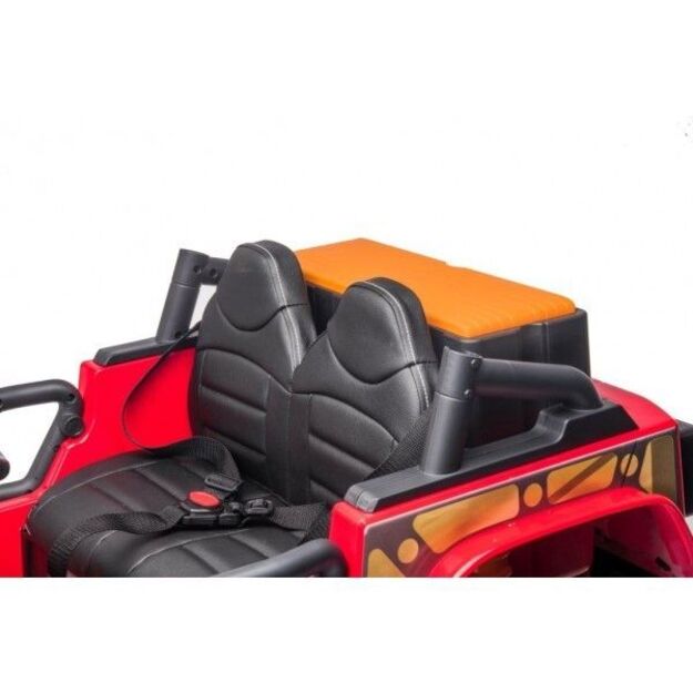 Vienvietis elektromobilis vaikams Jeep Extreme iki 100 kg XB-1118, juodas
