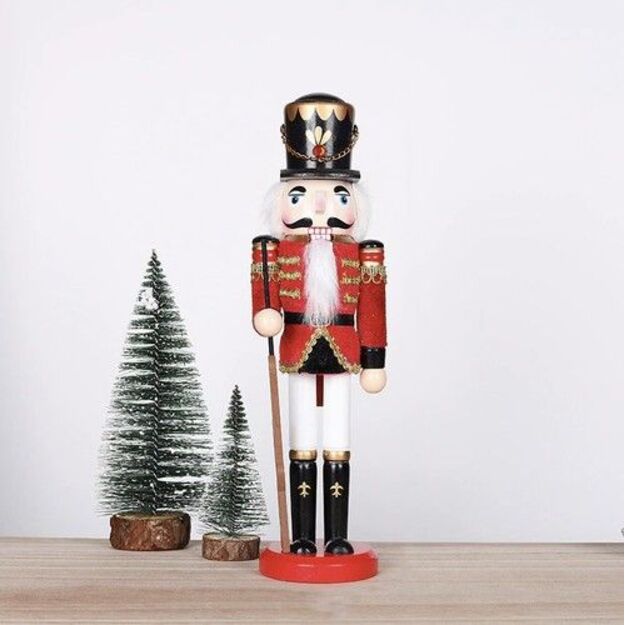 Medinė Kalėdinė dekoracija - Spragtukas, 30 cm
